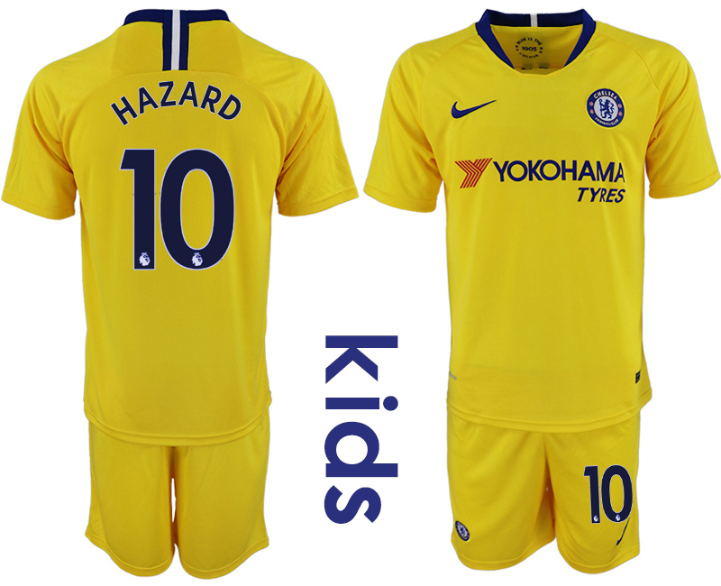 2018_2019 Club Chelsea away Youth #10 soccer jerseys